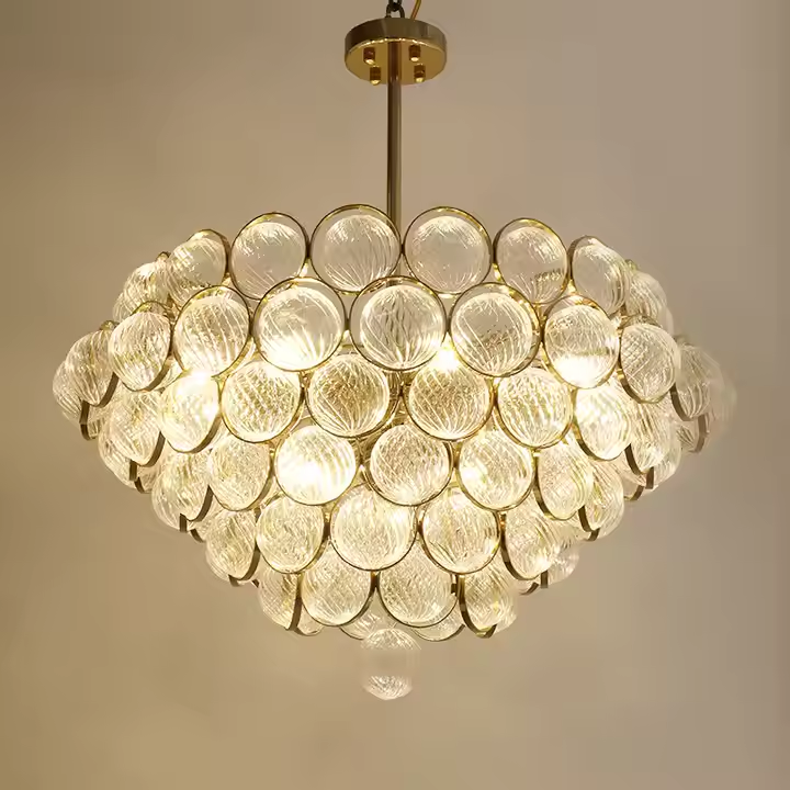 glass ball hanging lamp